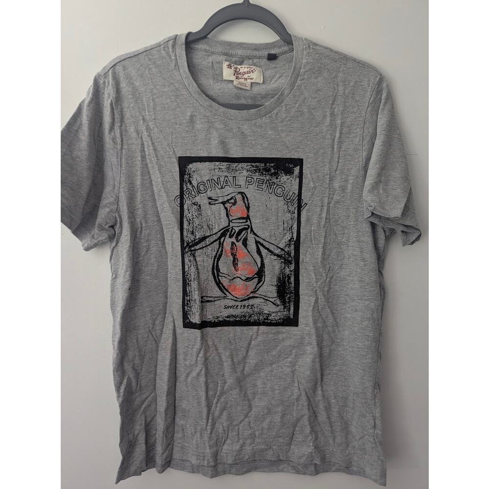 Original Penguin Graphic T-Shirt Men’s Small Gray Casual Tee